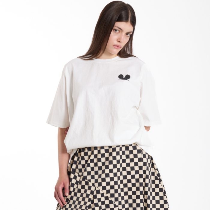 T-shirt MIKI – biały, 100% bawełna