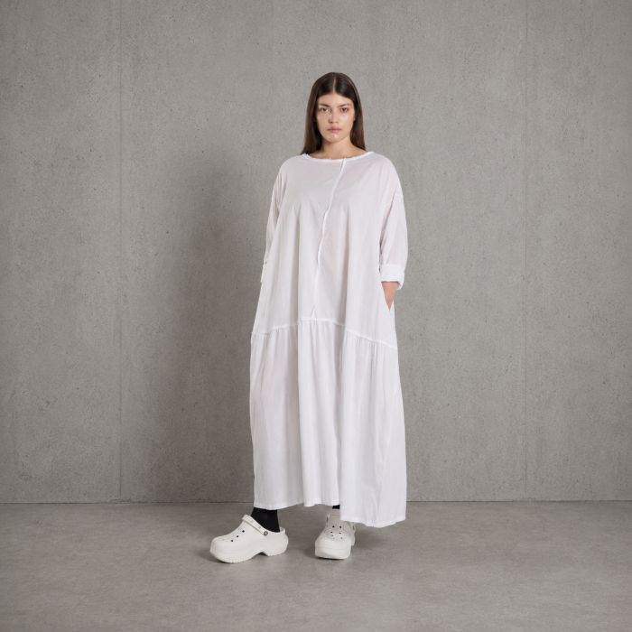 Sukienka CLOUD – biała, 100% bawełna – WENDY KEI