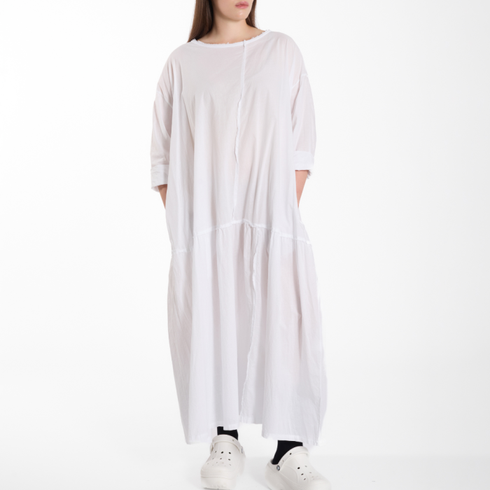 Sukienka CLOUD – biała, 100% bawełna – WENDY KEI