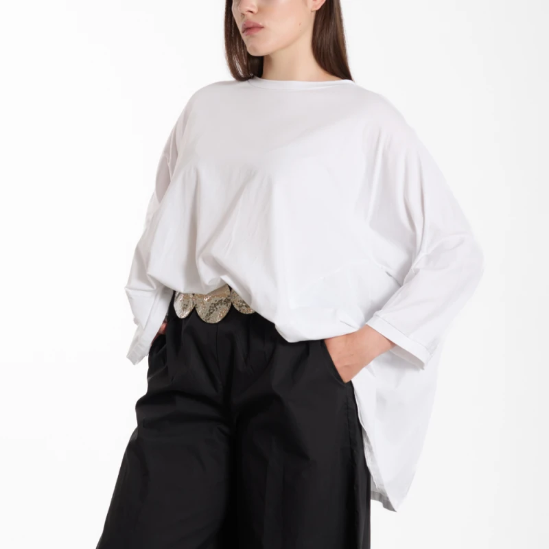 Culoty SATIN – czarne, 100% bawełna – WENDY TRENDY