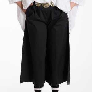 Culoty SATIN – czarne, 100% bawełna – WENDY TRENDY