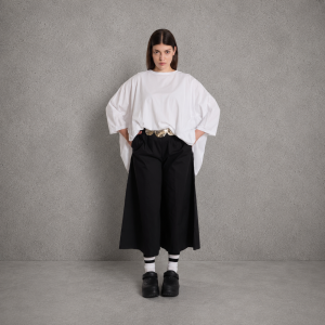Culoty SATIN – czarne, 100% bawełna – WENDY TRENDY