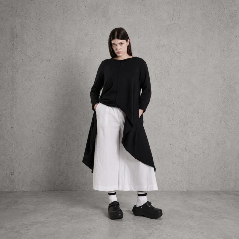 Culoty SATIN – białe, 100% bawełna – WENDY TRENDY