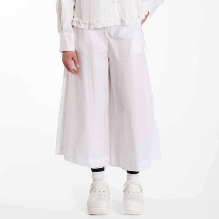 Culoty SATIN – białe, 100% bawełna – WENDY TRENDY