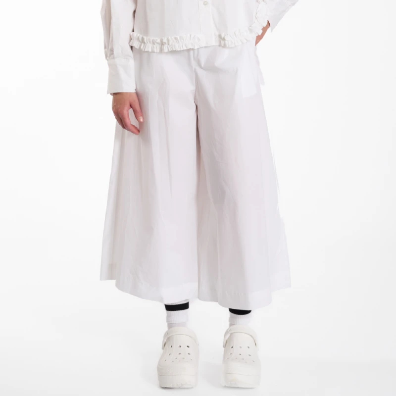 Culoty SATIN – białe, 100% bawełna – WENDY TRENDY