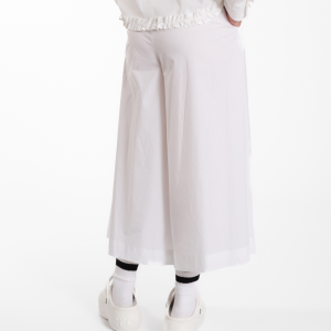 Culoty SATIN – białe, 100% bawełna – WENDY TRENDY