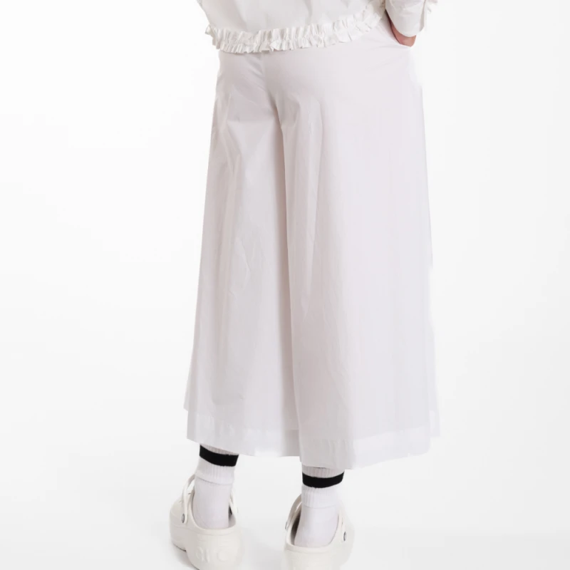 Culoty SATIN – białe, 100% bawełna – WENDY TRENDY