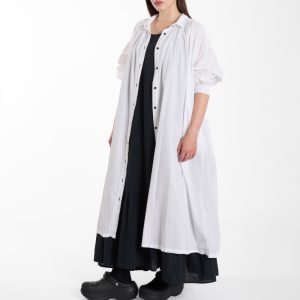 SZMIZJERKA „PURE WHITE” – długa, 100% bawełna WENDYKEI
