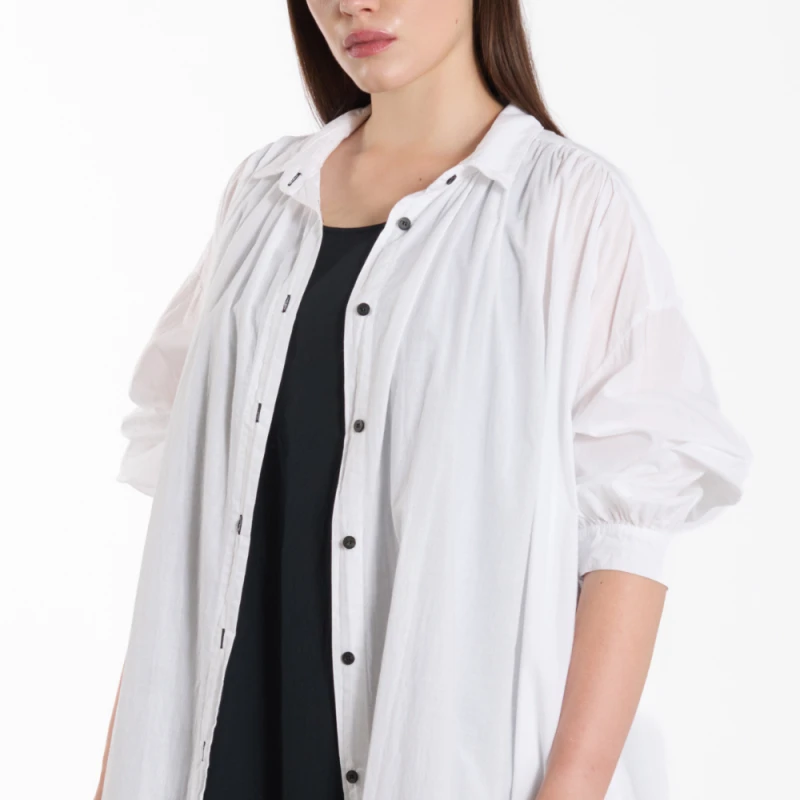 SZMIZJERKA „PURE WHITE” – długa, 100% bawełna WENDYKEI
