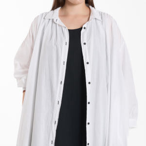 SZMIZJERKA „PURE WHITE” – długa, 100% bawełna WENDYKEI