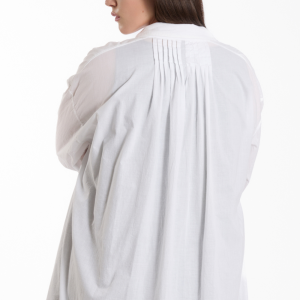 SZMIZJERKA „PURE WHITE” – długa, 100% bawełna WENDYKEI