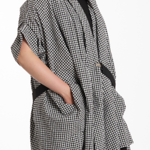 NARZUTKA „CHECKER” – oversize w drobną kratkę WENDYKEI