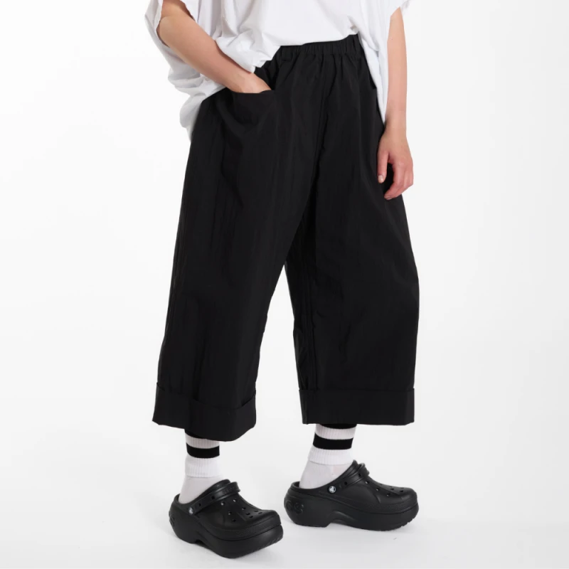 SPODNIE „RELAX 3/4” – szerokie nogawki z mankietem WENDY TRENDY