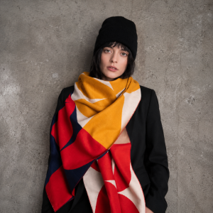 Szal COLOR FORM - Duży format 200 × 70 cm
