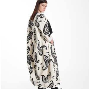 Płaszcz PAISLEY – ecru, 97% bawełna – WENDYKEI